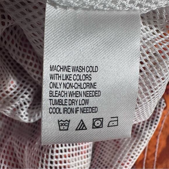 Black Brown 1826 Swim Trunks Board Shorts Size XL Orange Sunset Floral Print NWT - Picture 4 of 5